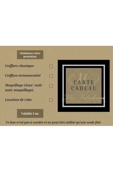 Carte cadeau