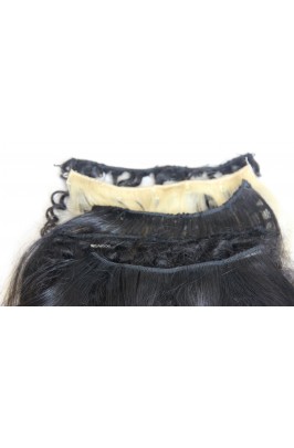 Sample Human hair Straight Black